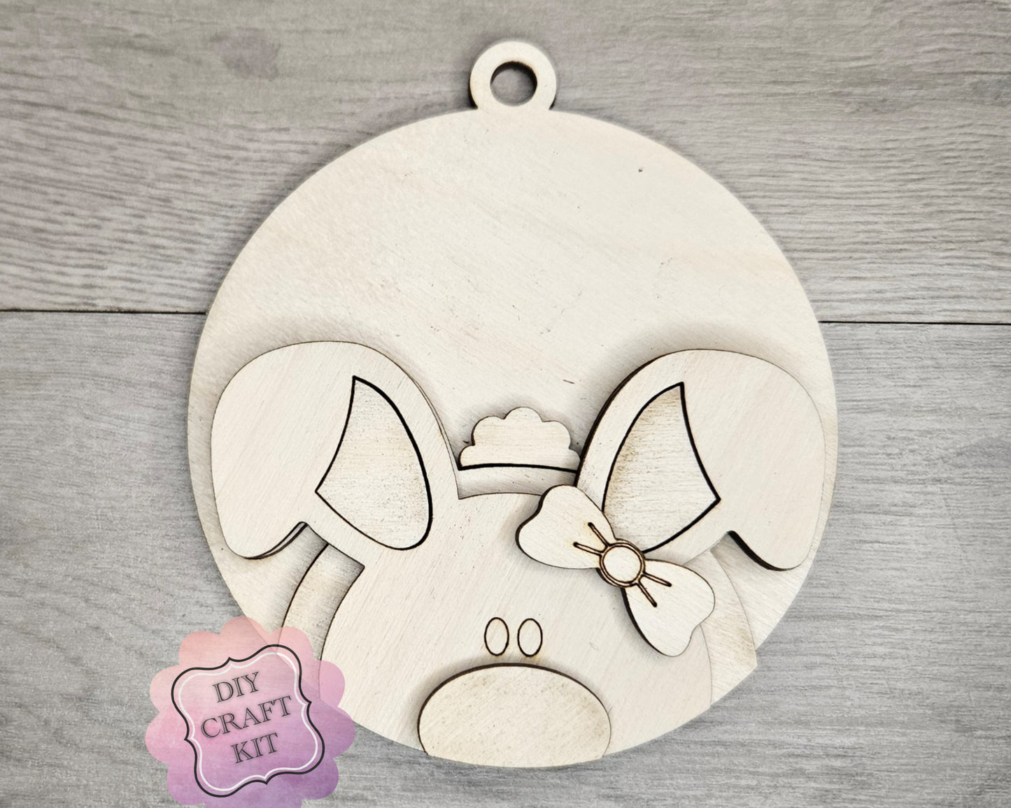 Easter Bunny Basket Tag | #4780