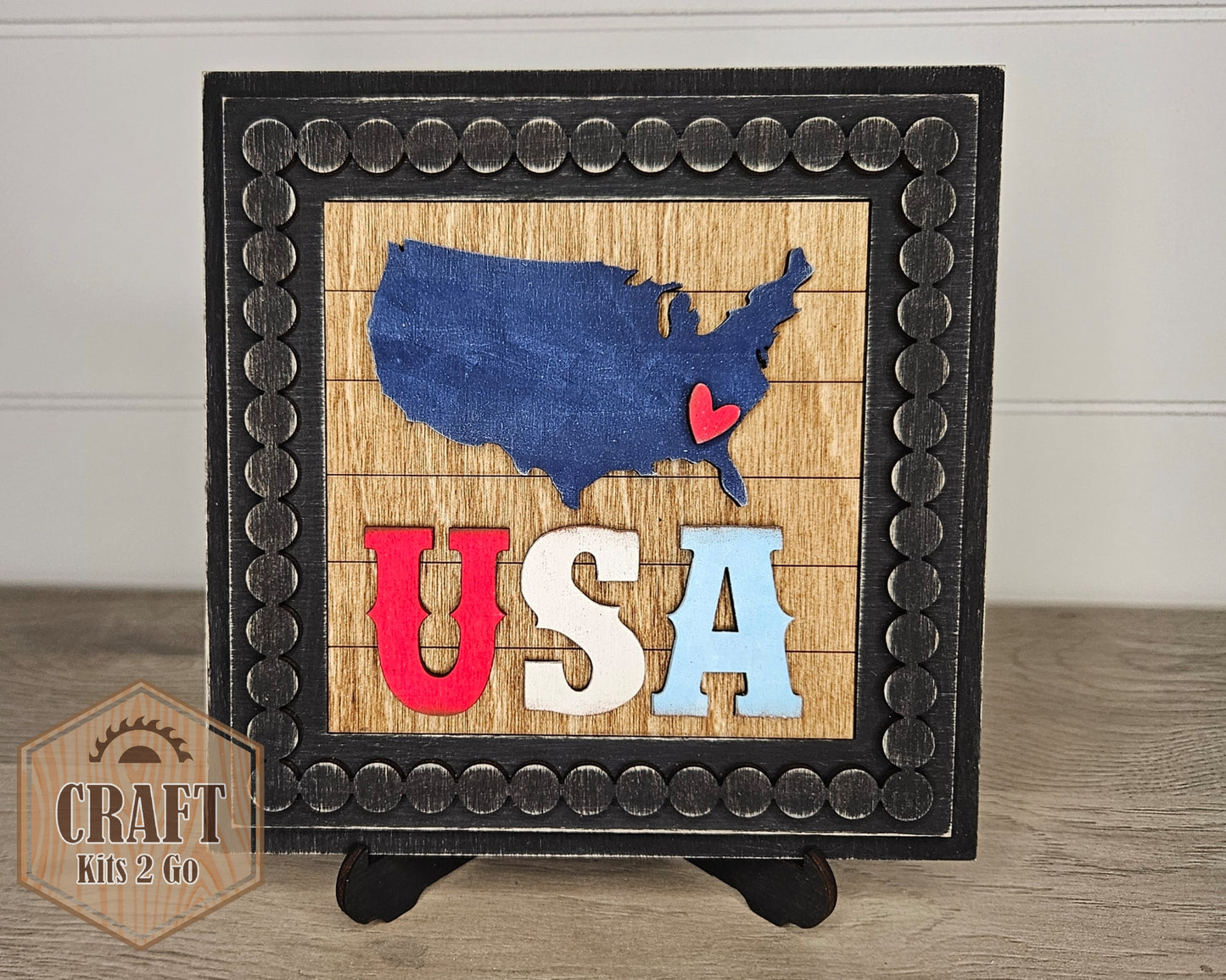Mini Kit Interchangeable Beaded Square Frame | #600003