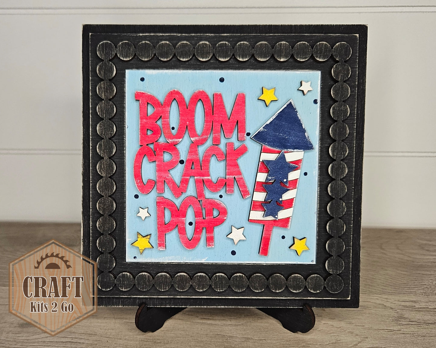 Mini Kit Interchangeable Beaded Square Frame | #600003