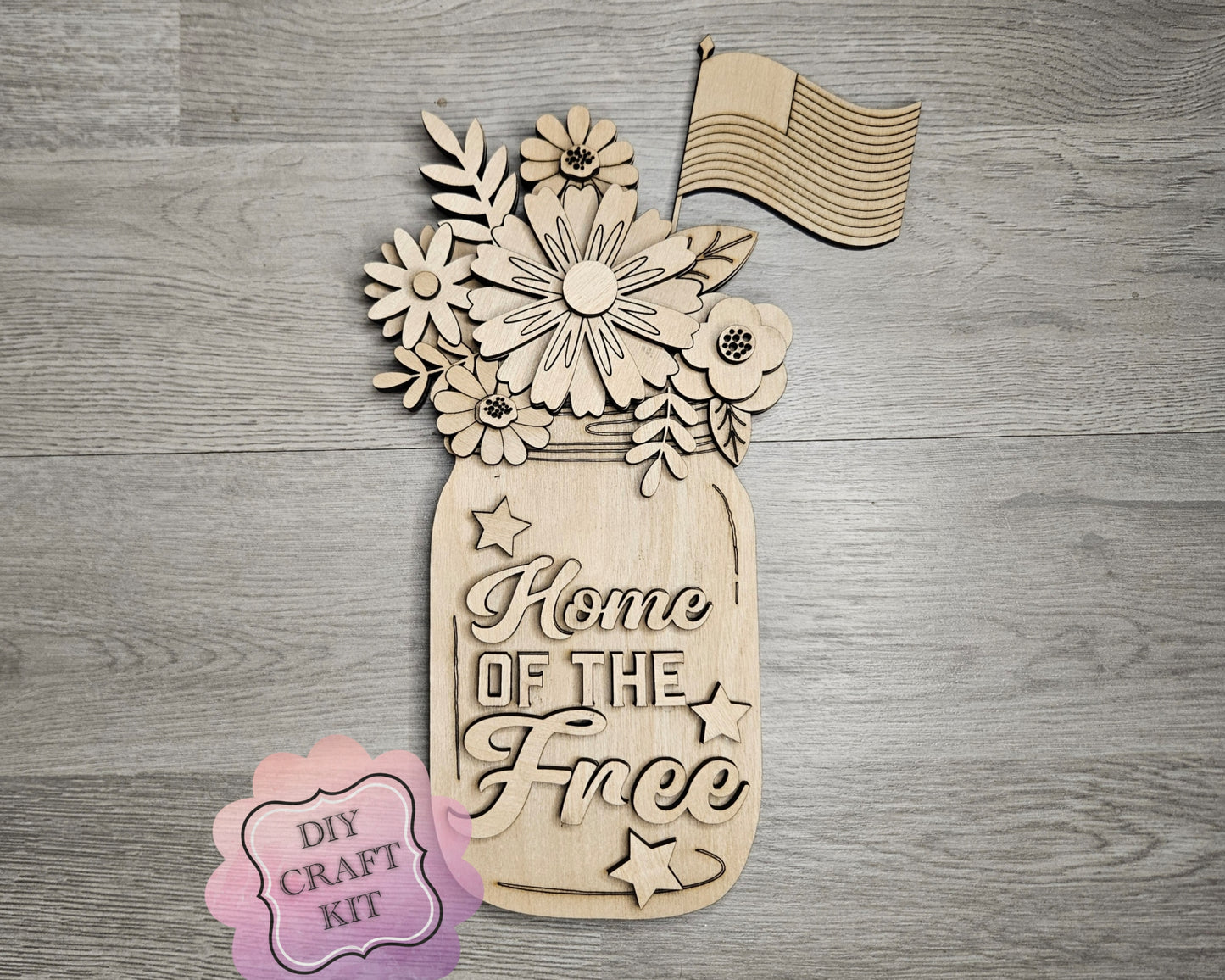 Home of the Free | 4th of July Flowers | #4830