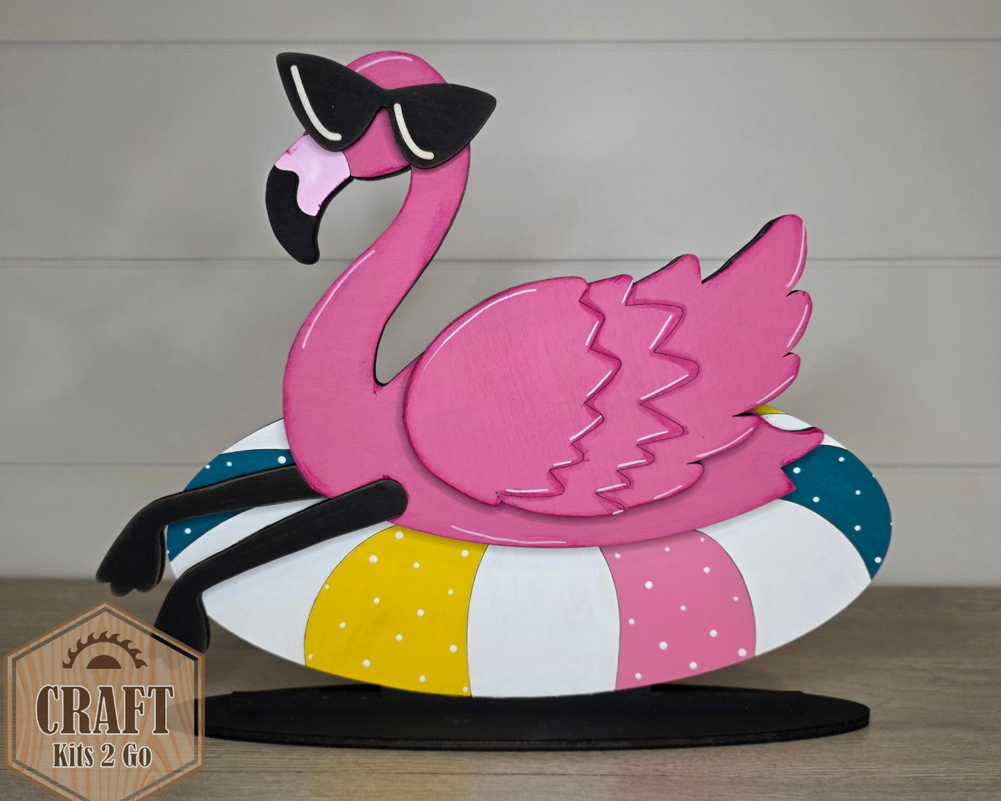 Pool Float Flamingo Shelf Sitter | #4822