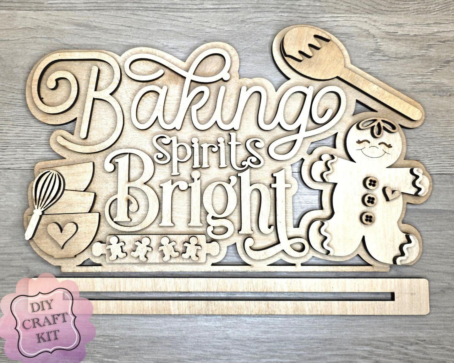 Baking Spirits Bright Christmas Shelf Sitter | #4687