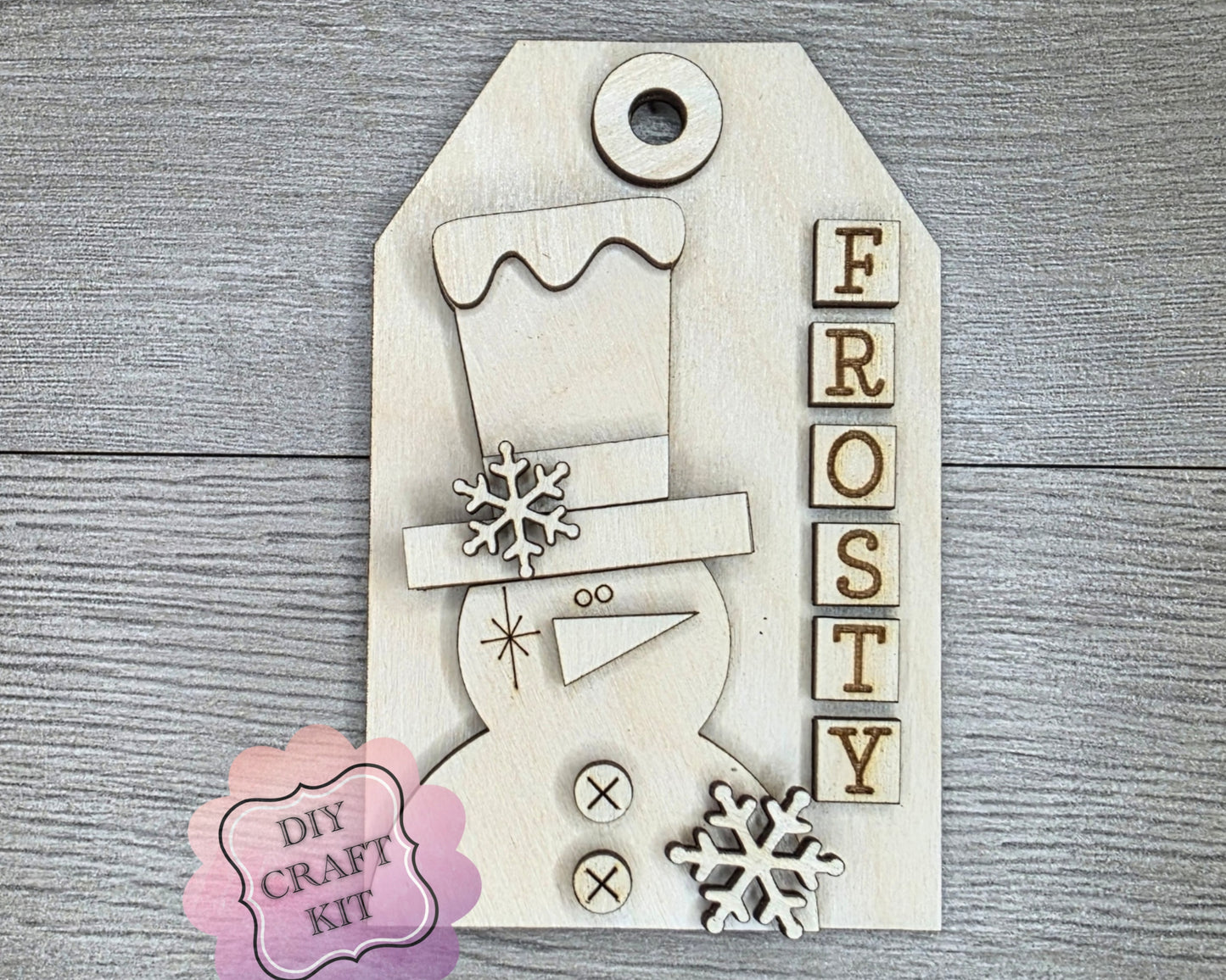 Frosty Snowman Tag | #5003