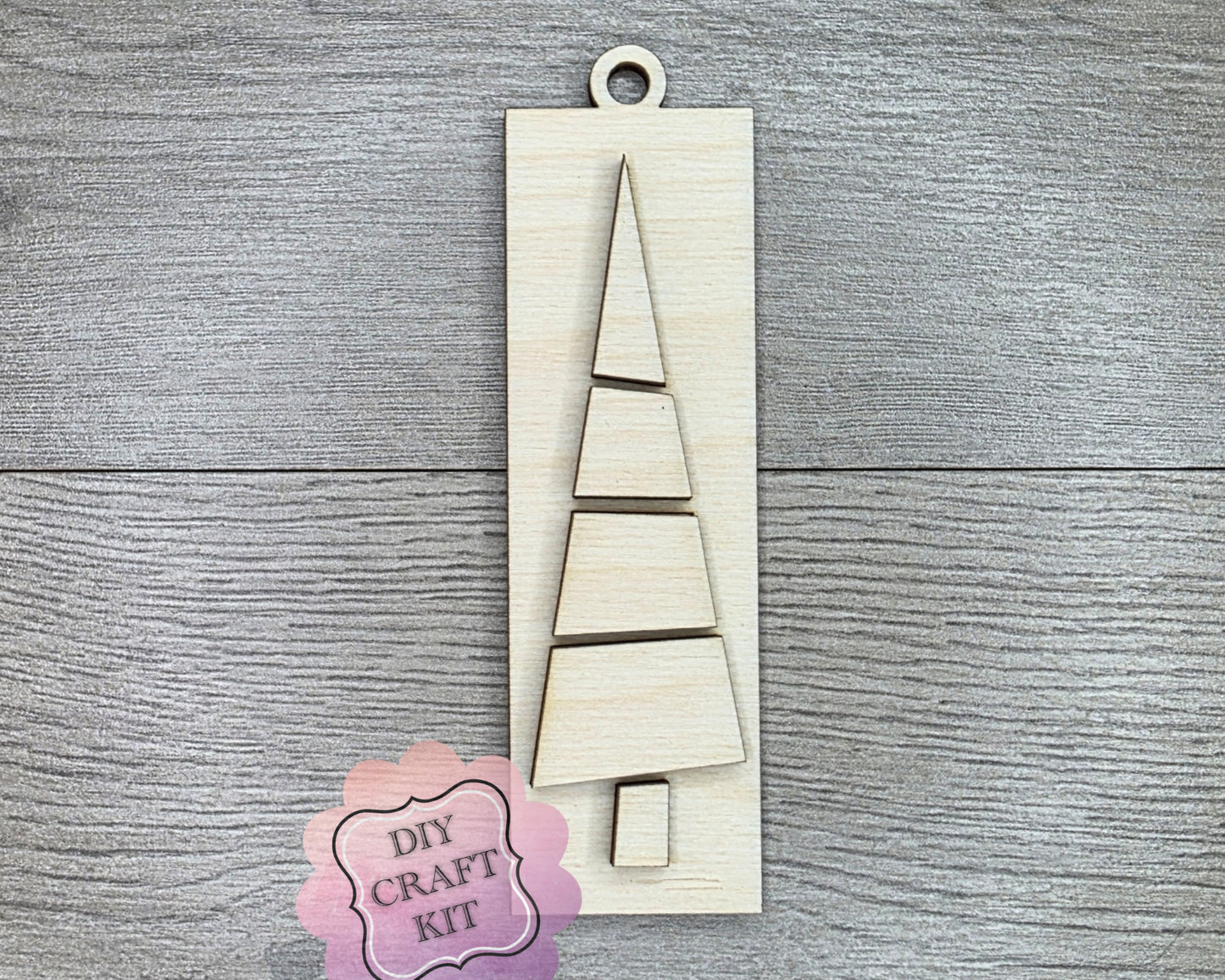 Rustic Christmas Tree Ornament | #2582
