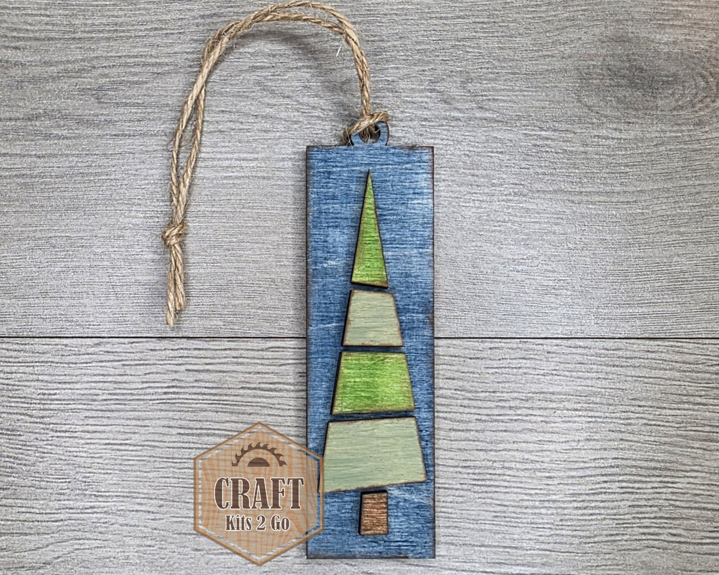 Rustic Christmas Tree Ornament | #2582