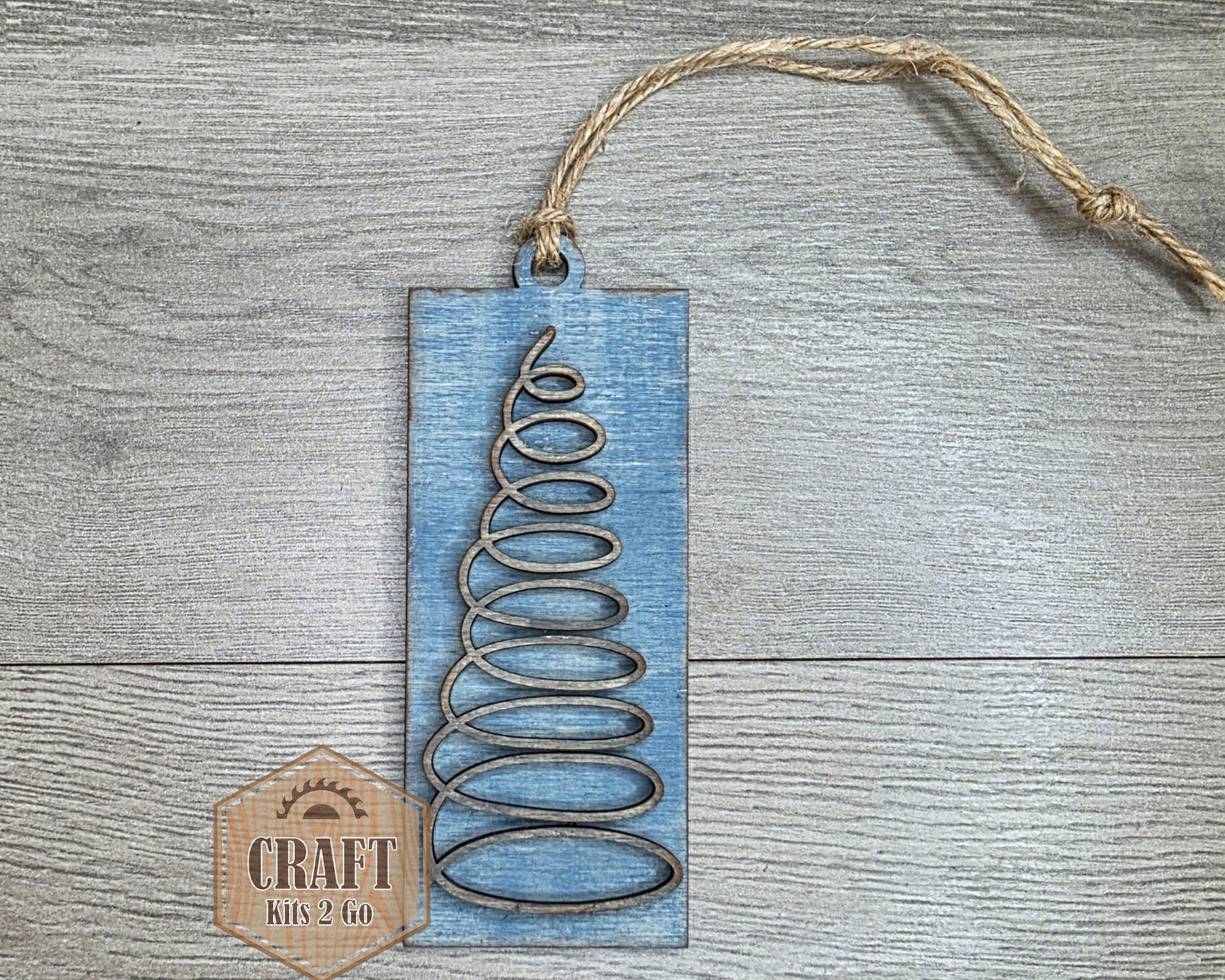 Rustic Christmas Tree Ornament | #2445