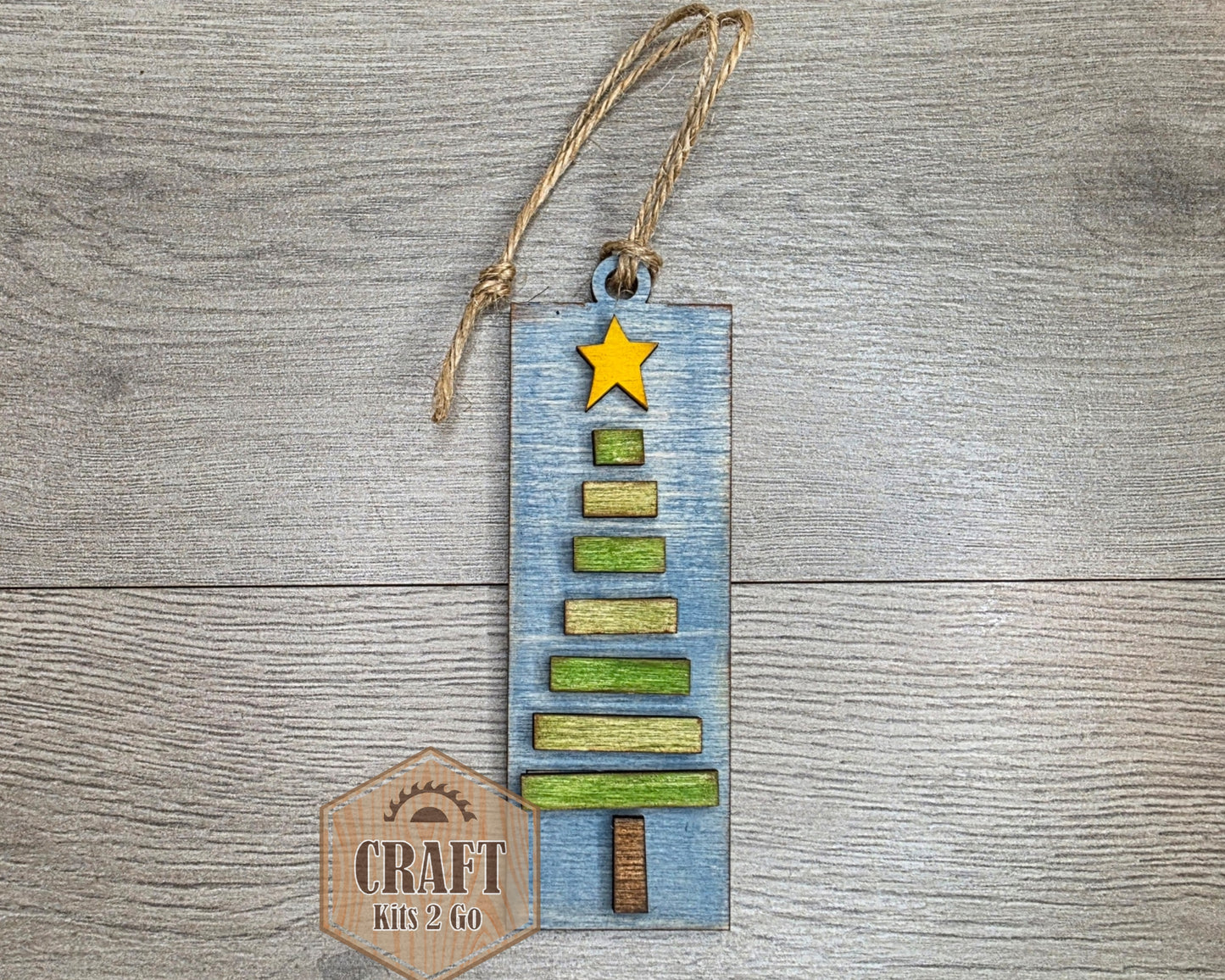Rustic Christmas Tree Ornament | #2560