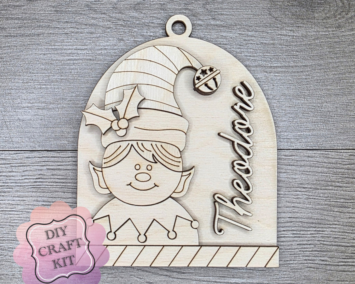 Custom Elf Ornament | #5026