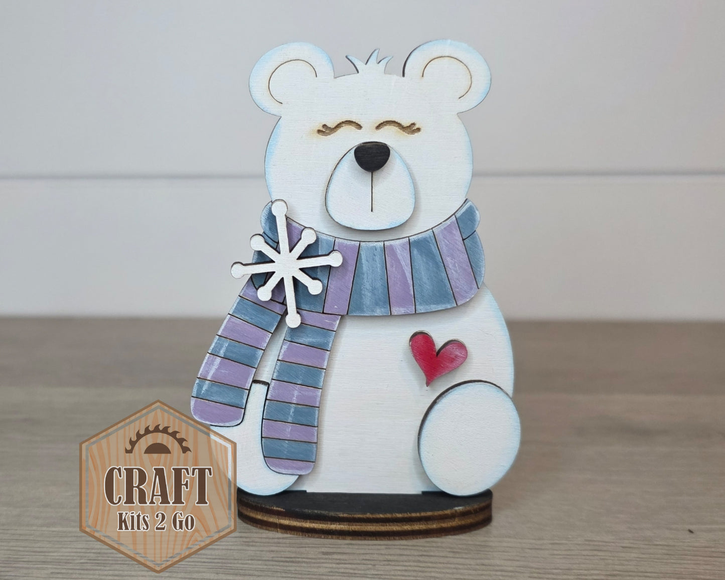 Polar Bear Shelf Sitter | #5057