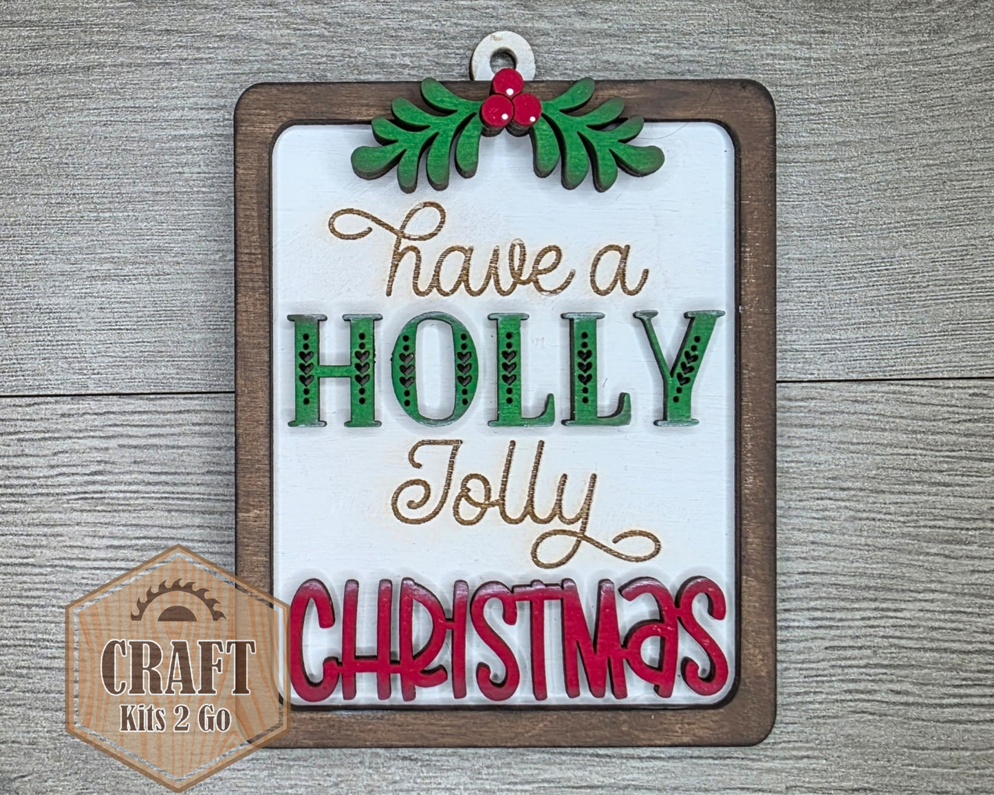 Have a Holly Jolly Christmas Ornament | #5062