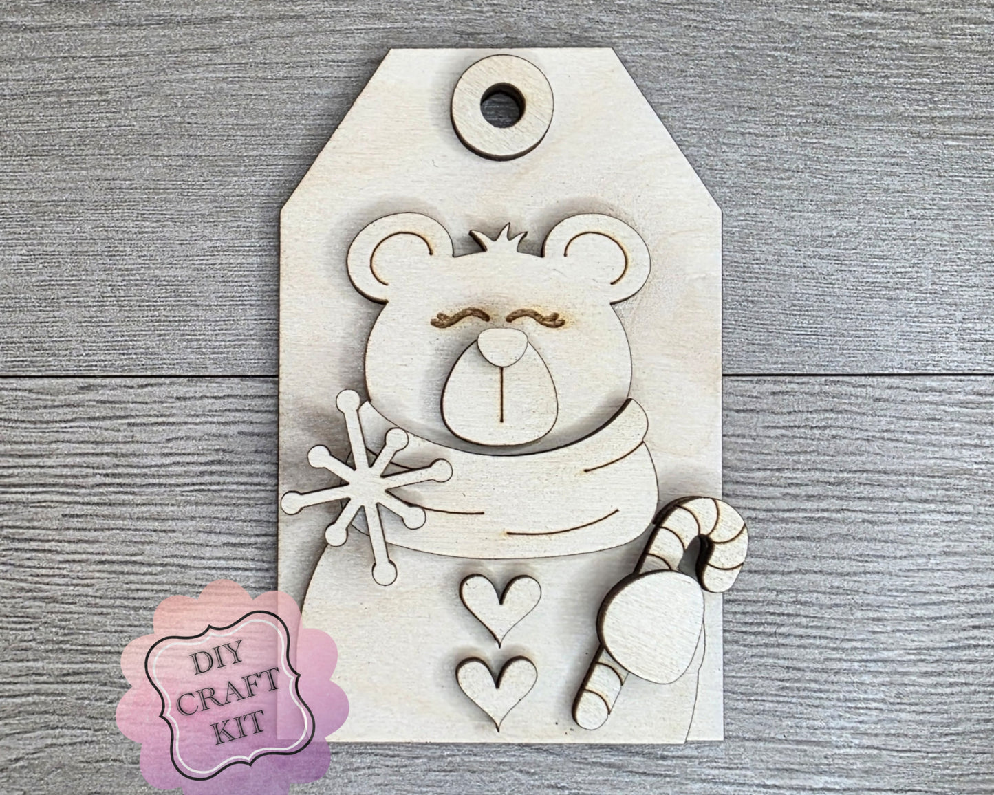 Polar Bear Christmas Tag | #5064