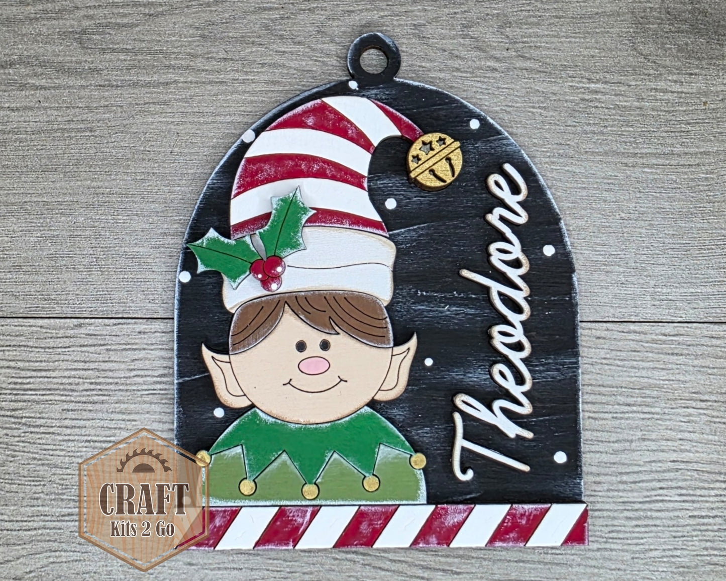 Custom Elf Ornament | #5026