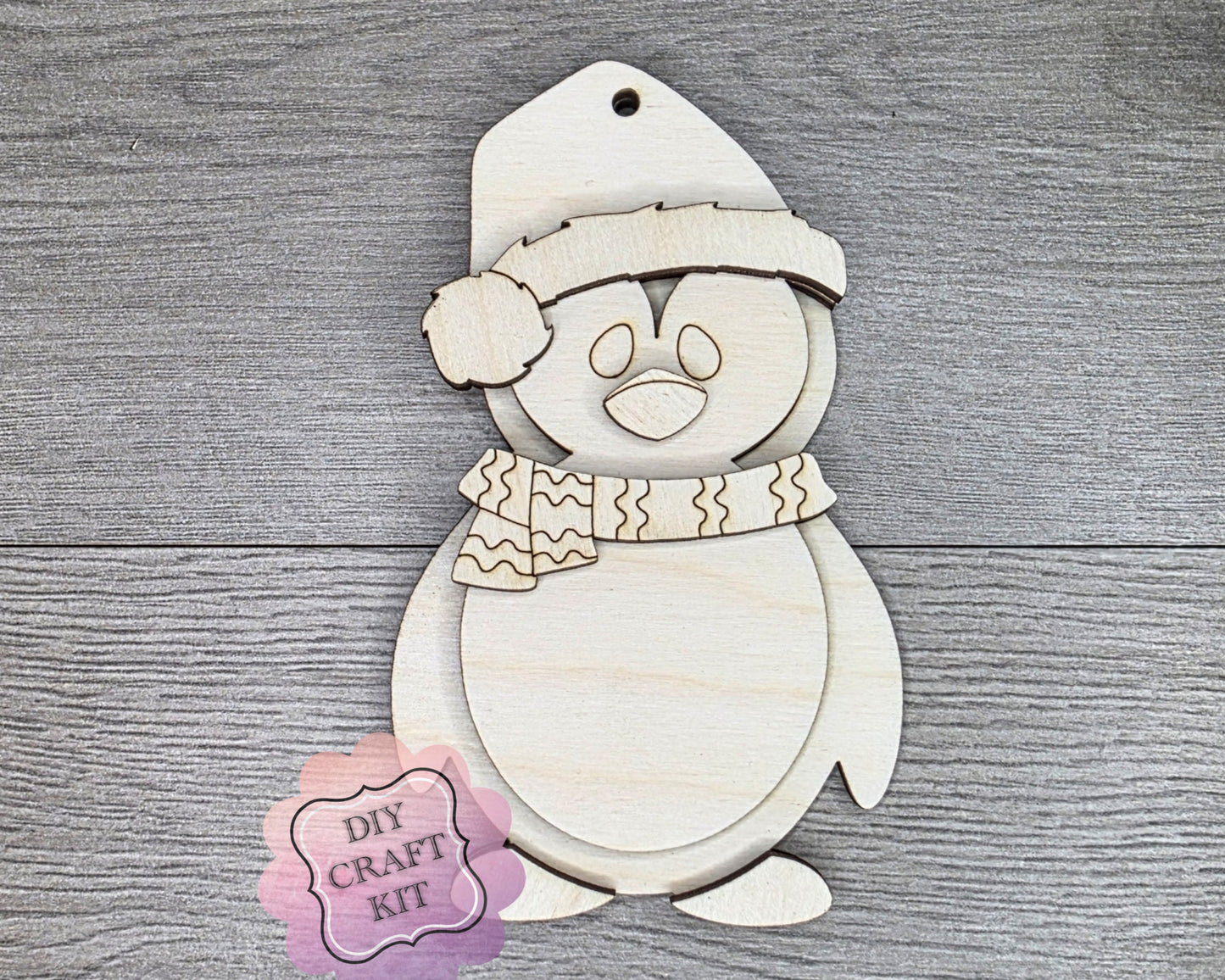Christmas Penguin Ornament | #5079