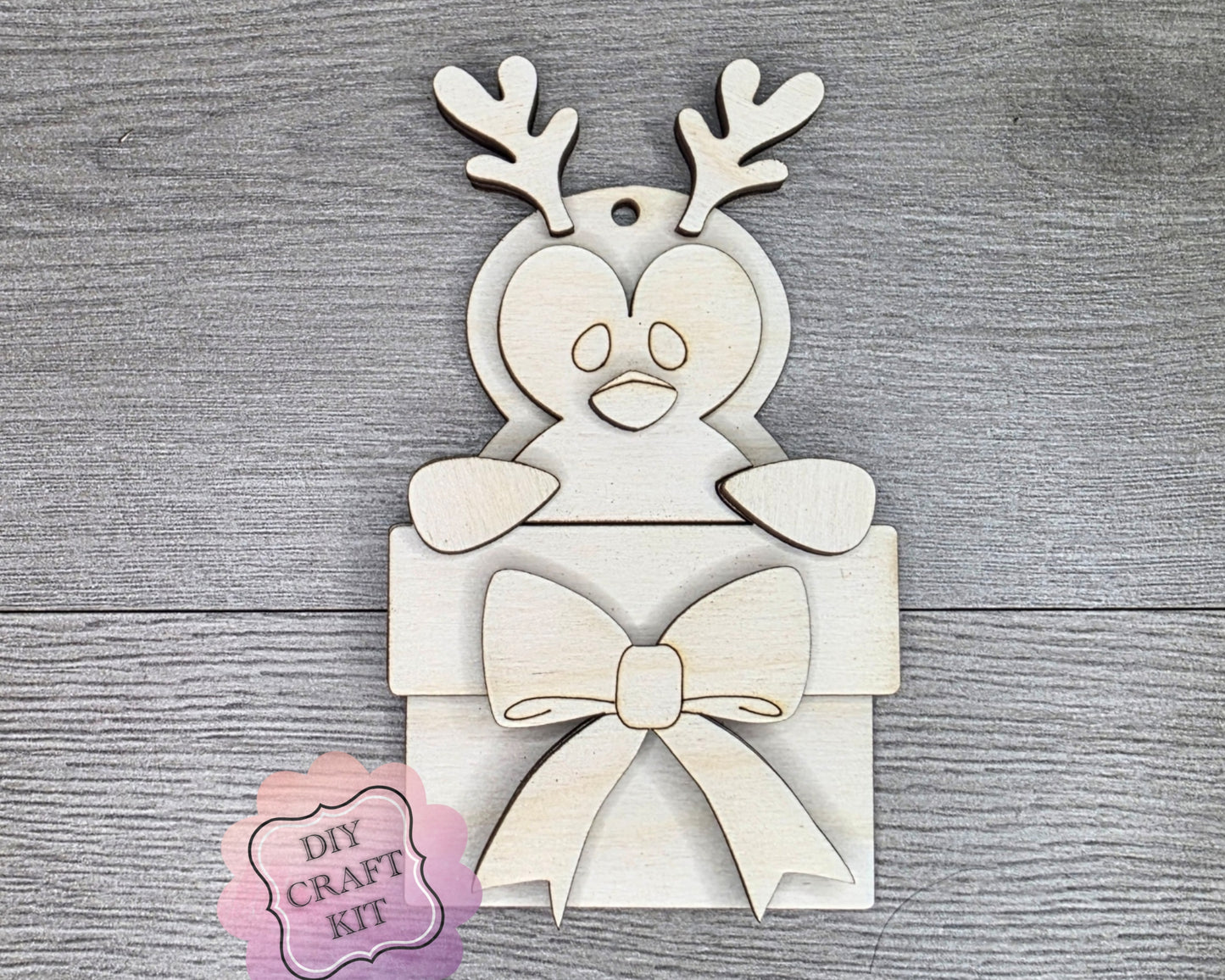 Christmas Penguin Ornament | #5078
