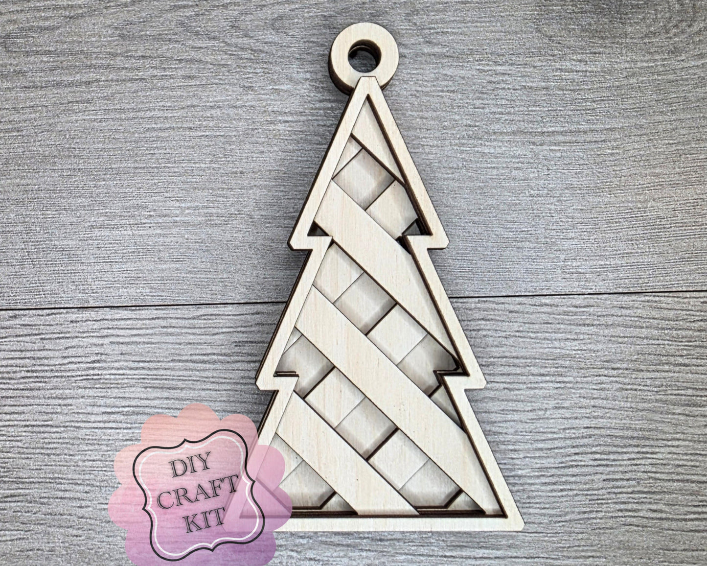 Lattice Christmas Tree Ornament | #5074