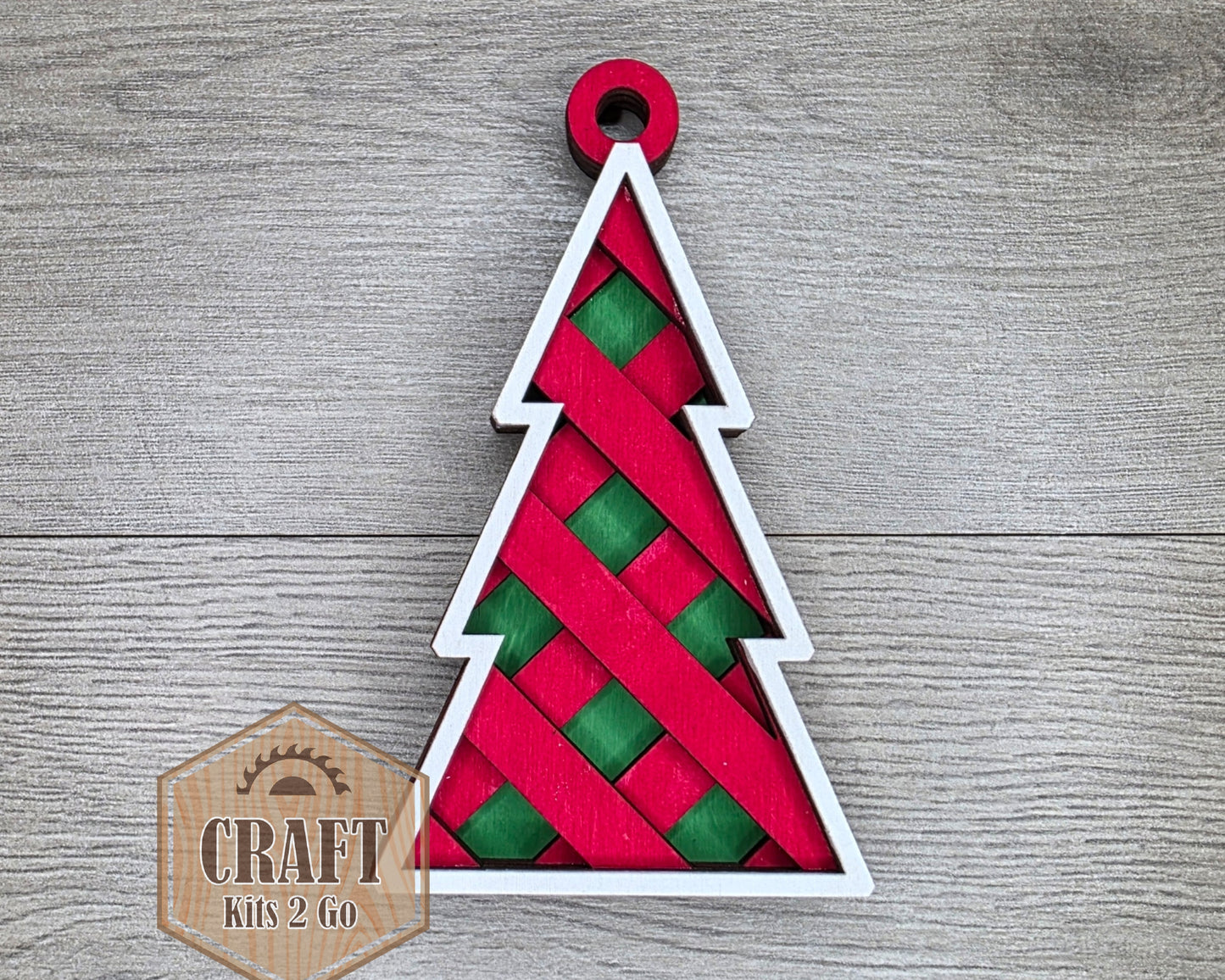 Lattice Christmas Tree Ornament | #5074