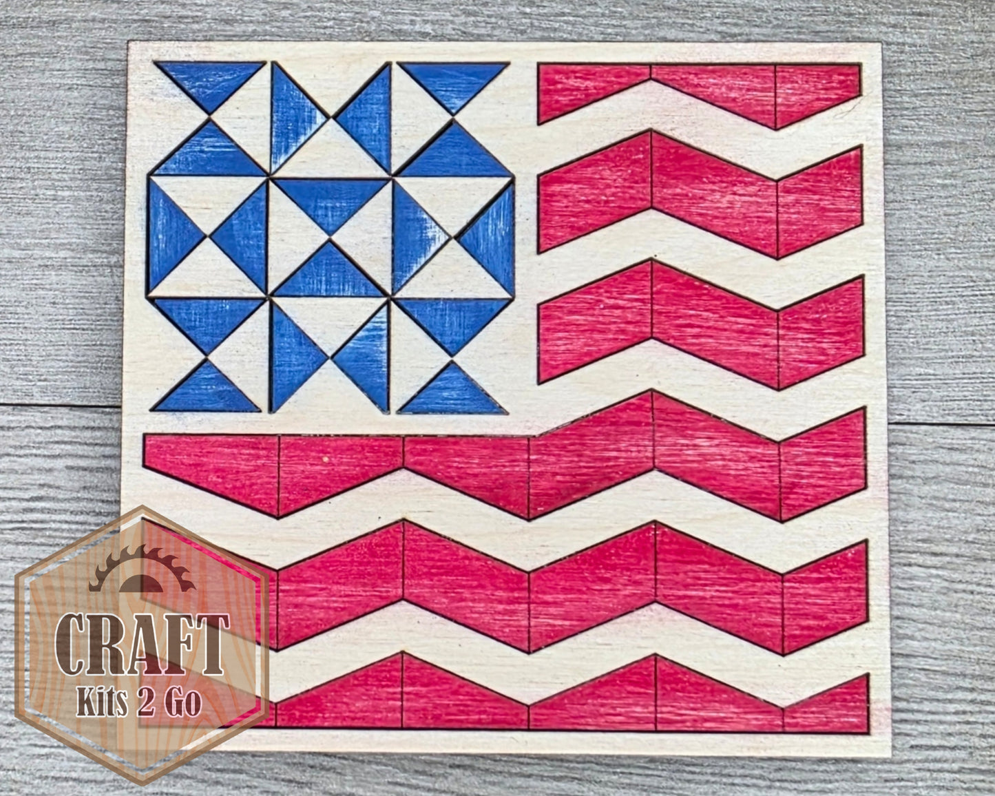 Patriotic Flag Quilt | #5070
