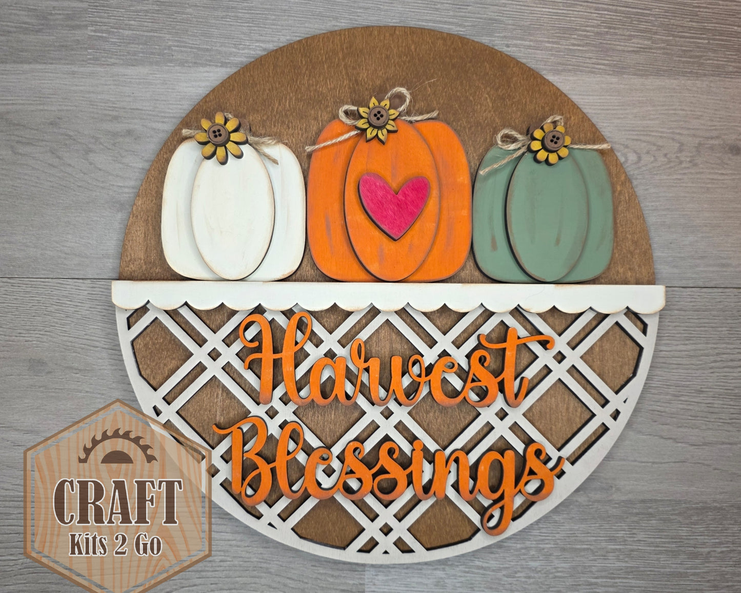 Harvest Blessings Pumpkins | #5034