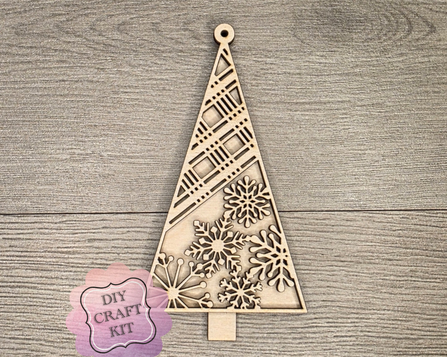 Snowflake Christmas Tree Ornament | #5116