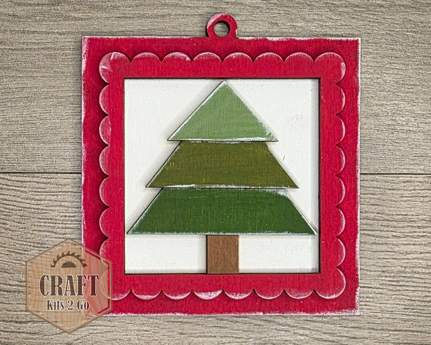 Quilt Christmas Tree Ornament | #5122