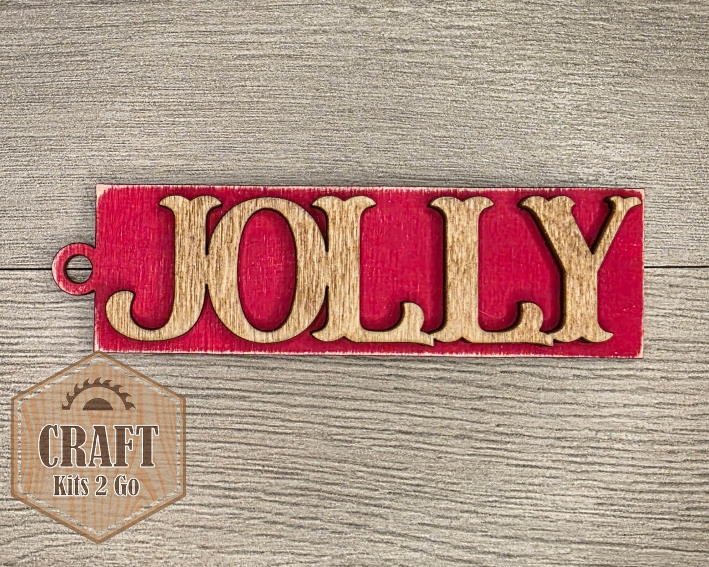 Jolly Christmas Ornament | #5126