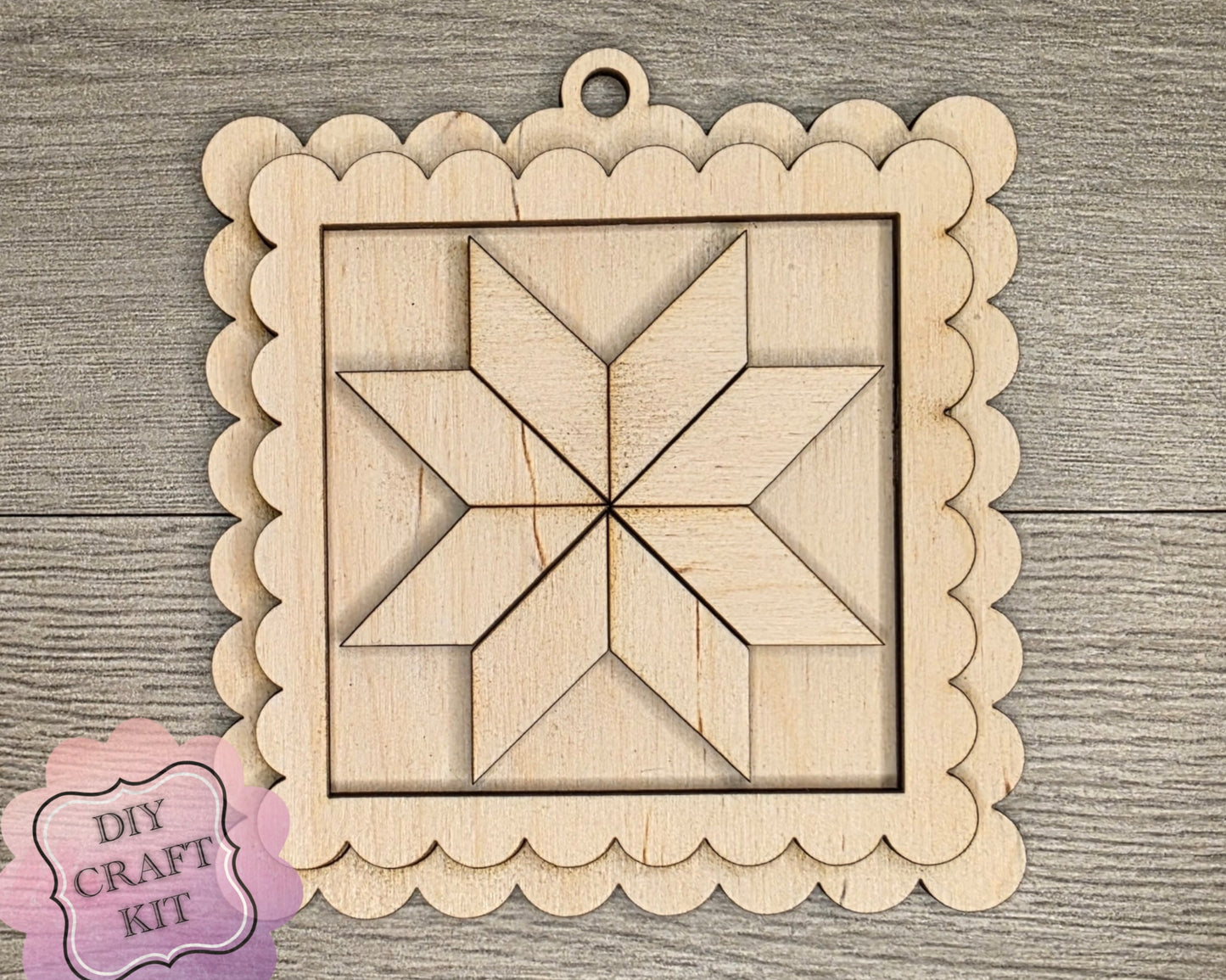 Quilt Star Ornament | #5117