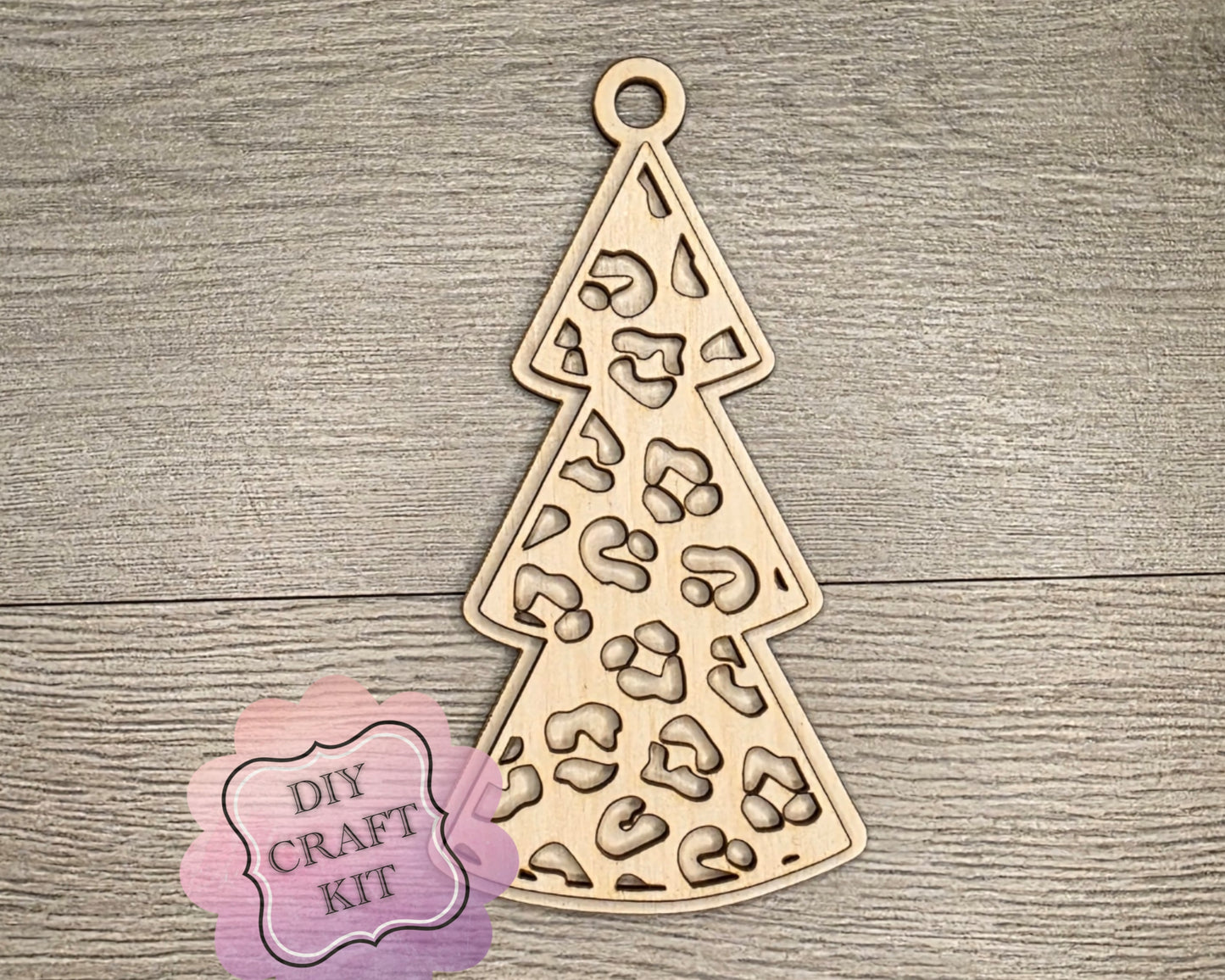 Christmas Tree Cheetah Ornament | #5120