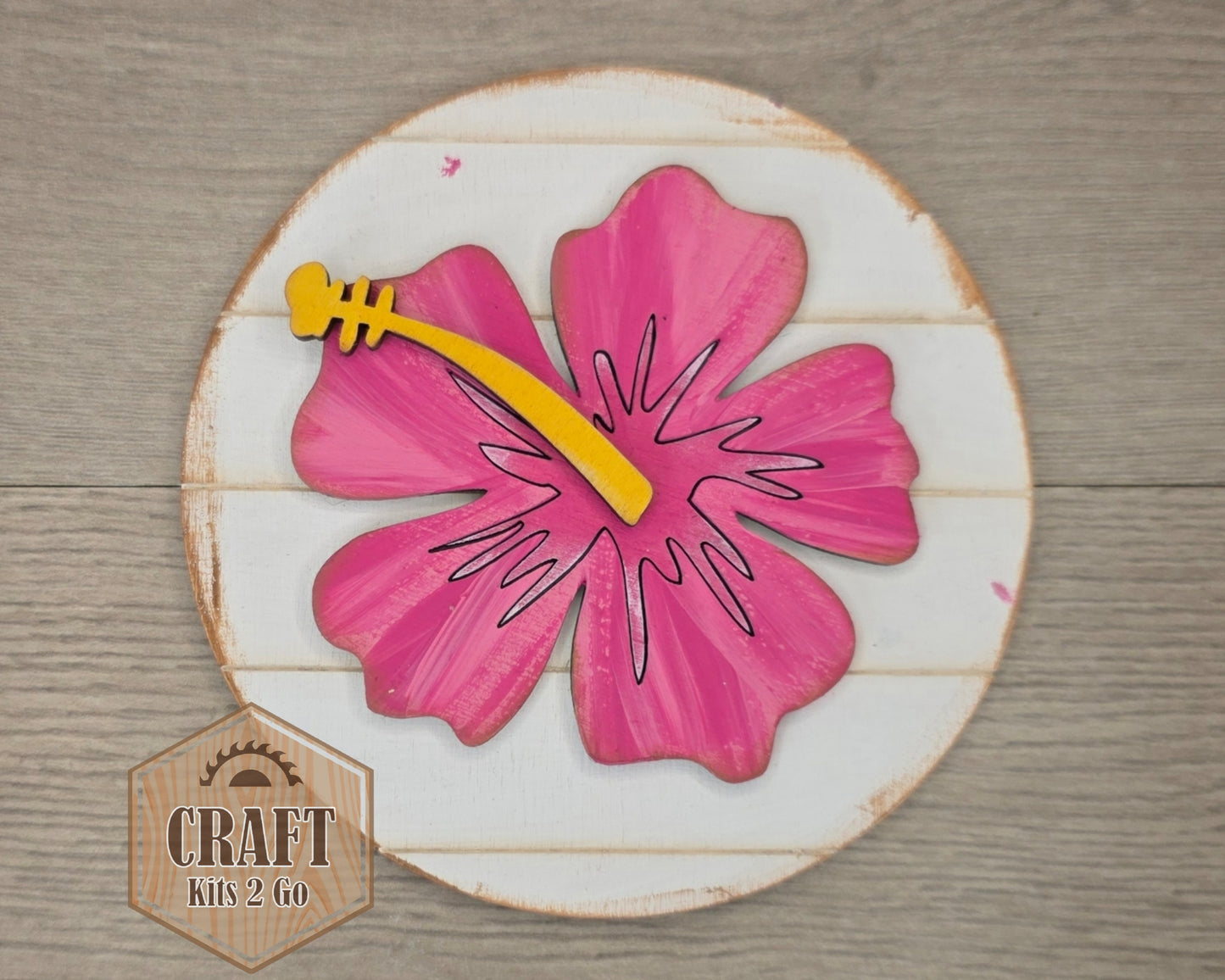Hibiscus Round | #2591