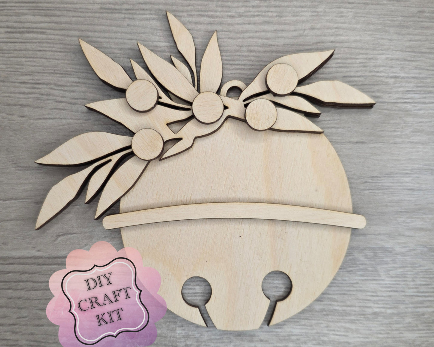 Mistletoe Bell Ornament | #2990