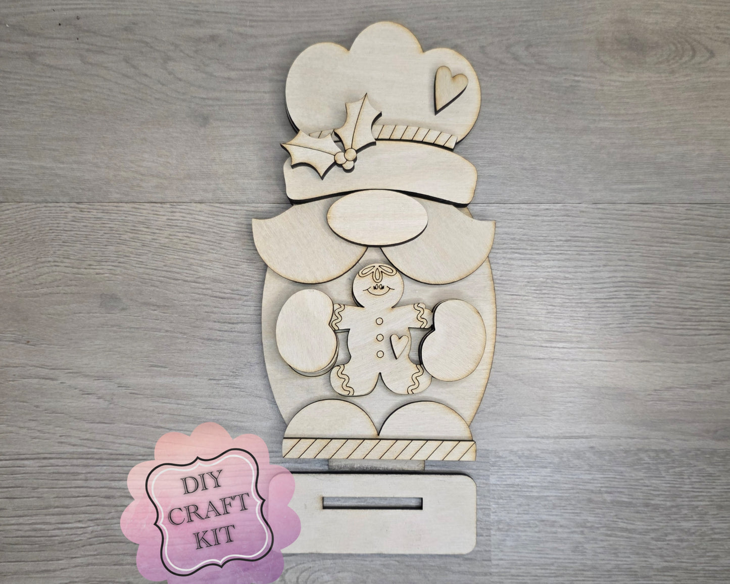 Christmas Gnome Gingerbread Shelf Sitter | #5310