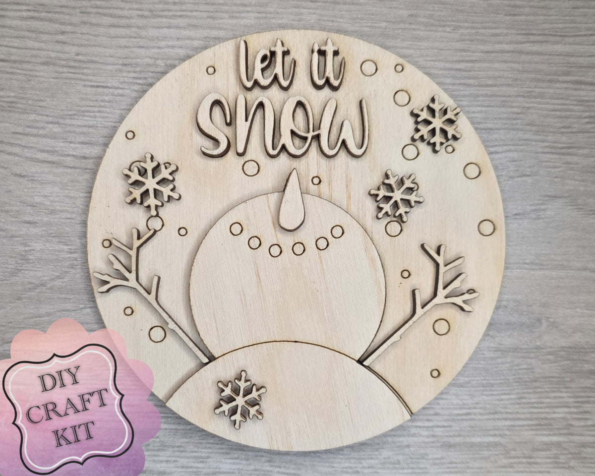 Let it Snow Snowman | #3502