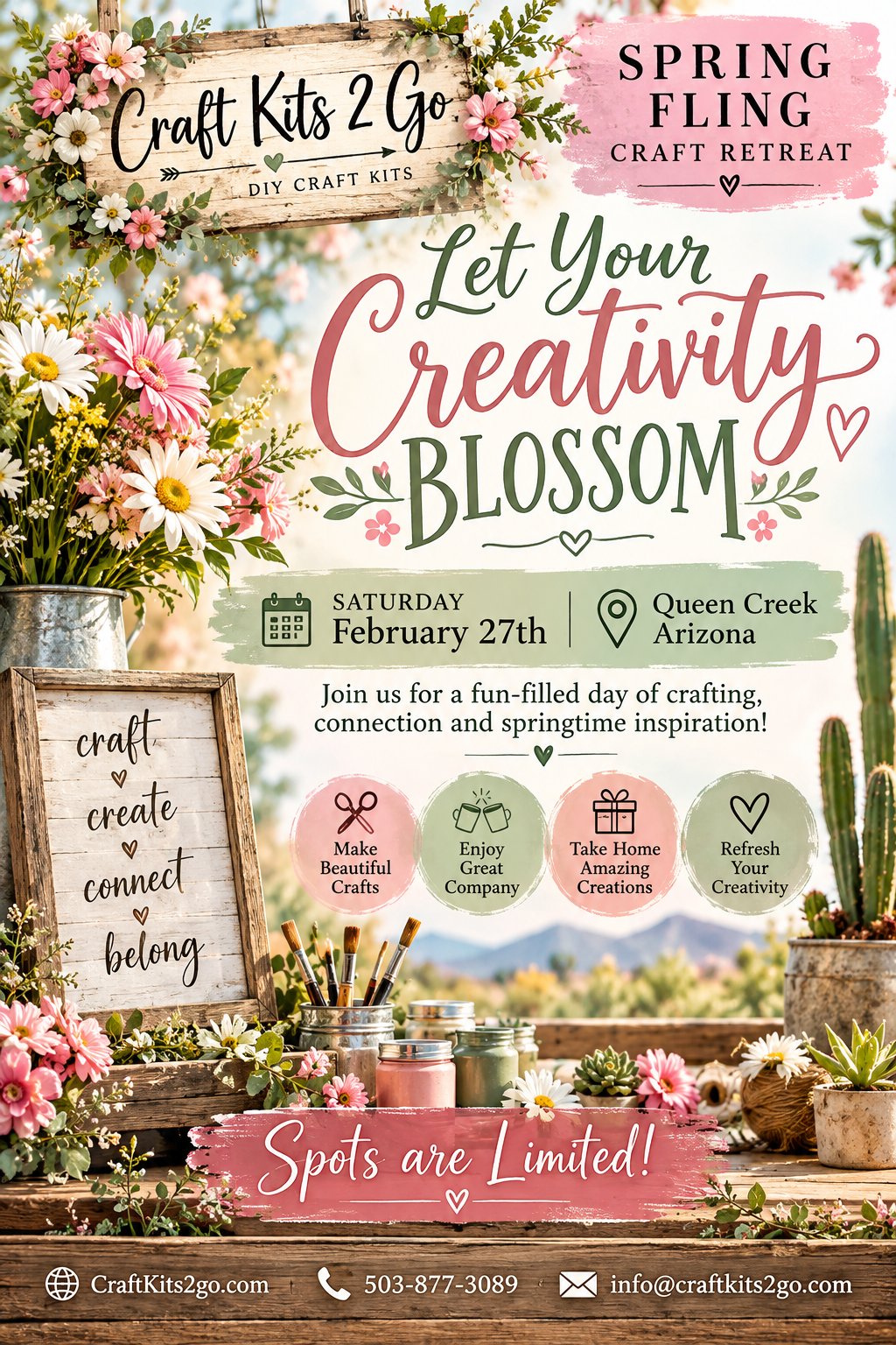 Spring Fling Craft Retreat - Arizona