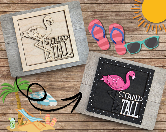Stand Tall Flamingo | #4825