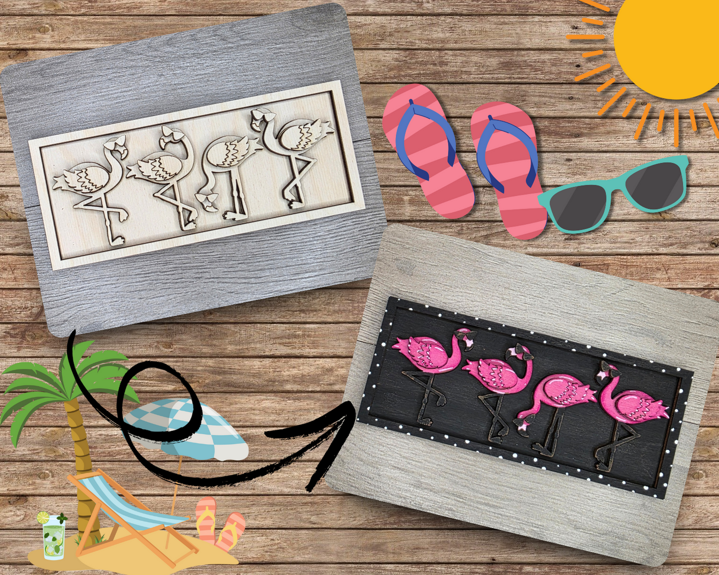 Cool Flamingos | #4827
