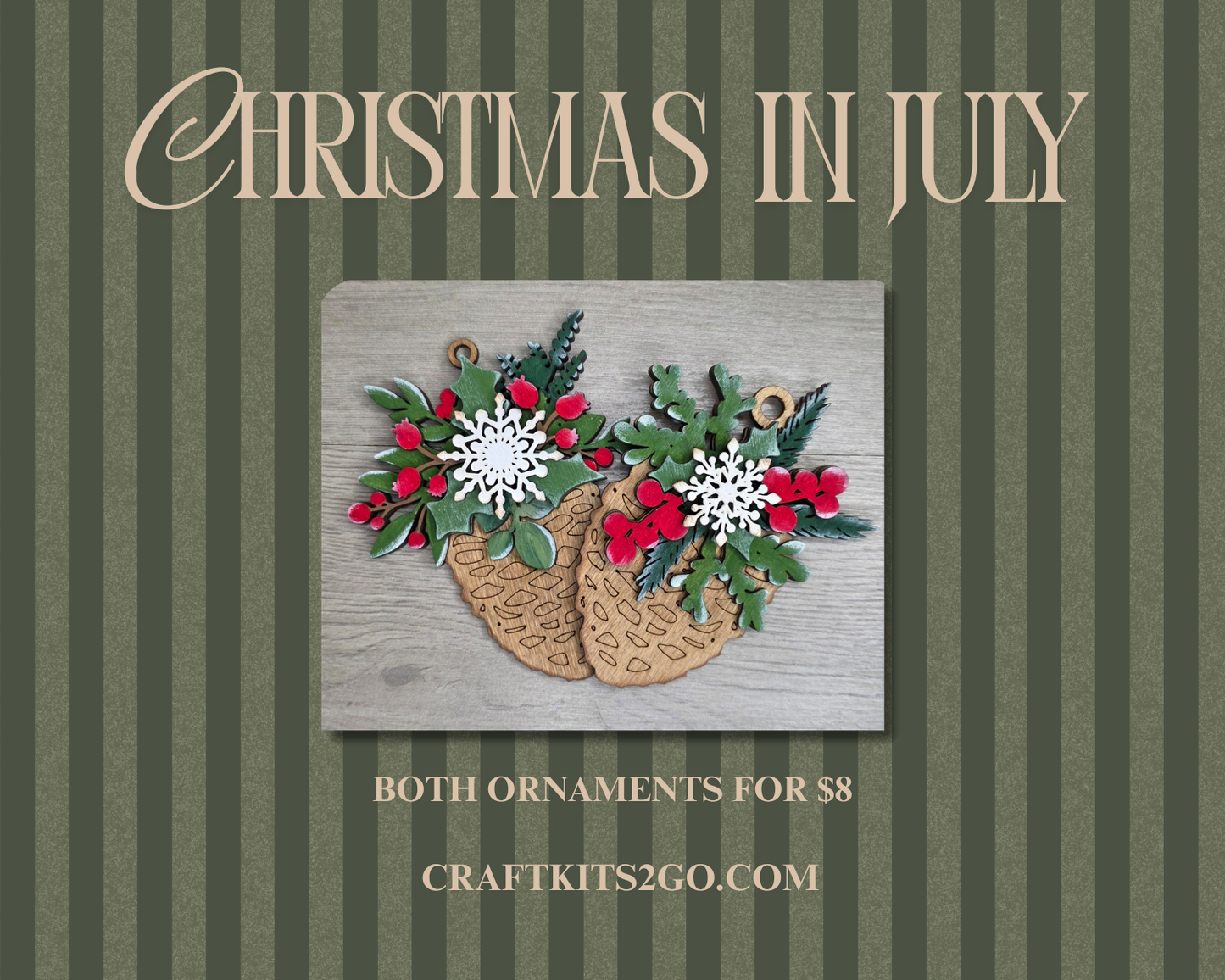**Christmas in July** Pinecone Bundle Deal