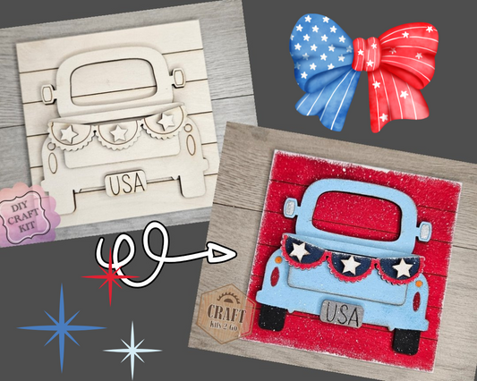 Patriotic Truck | #4904