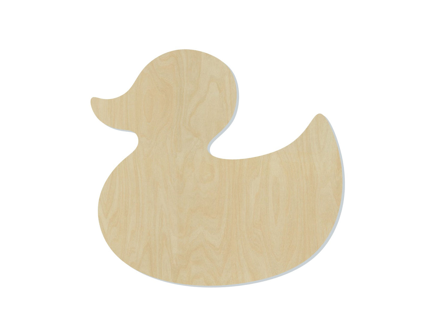 Rubber Duck Cutout | Wood Shape | Wood Cutouts | #1937 - Multiple Sizes Available - Unfinished Cutout Shapes