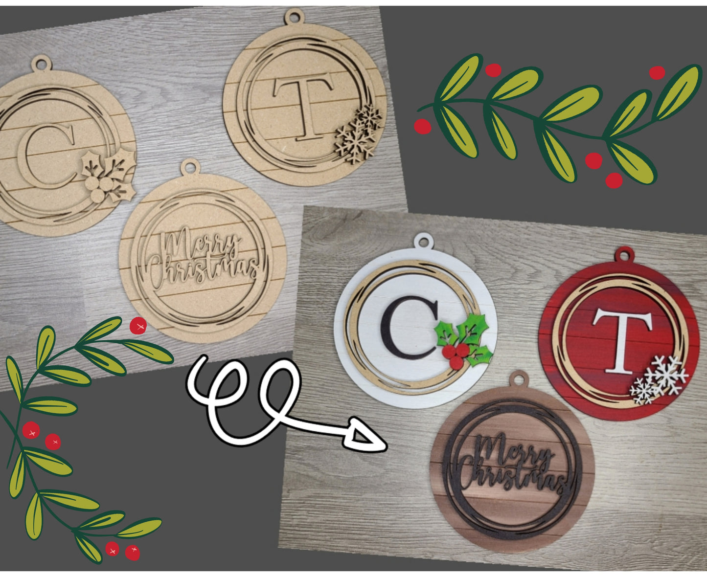 Custom Christmas Ornament | #3182