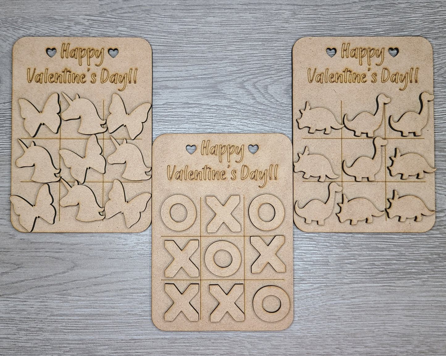 Valentine's Day Card Tick Tac Toe | #3173