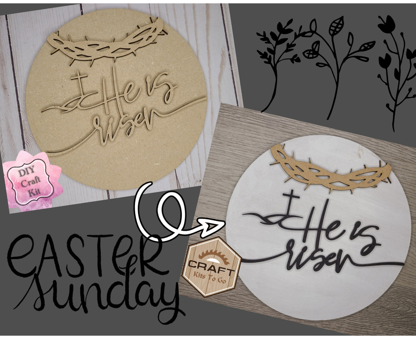 He is Risen Sign | #2603