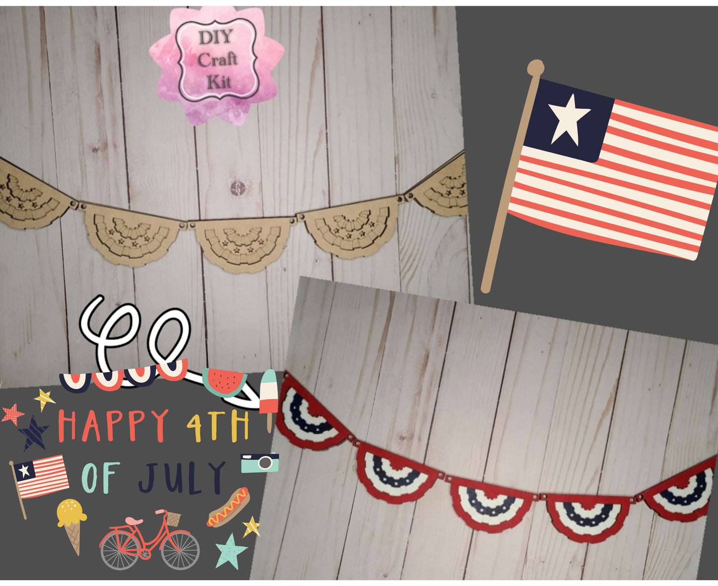 Patriotic Bunting | #2791