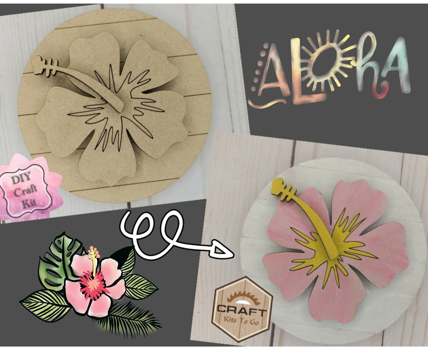 Hibiscus Round | #2591