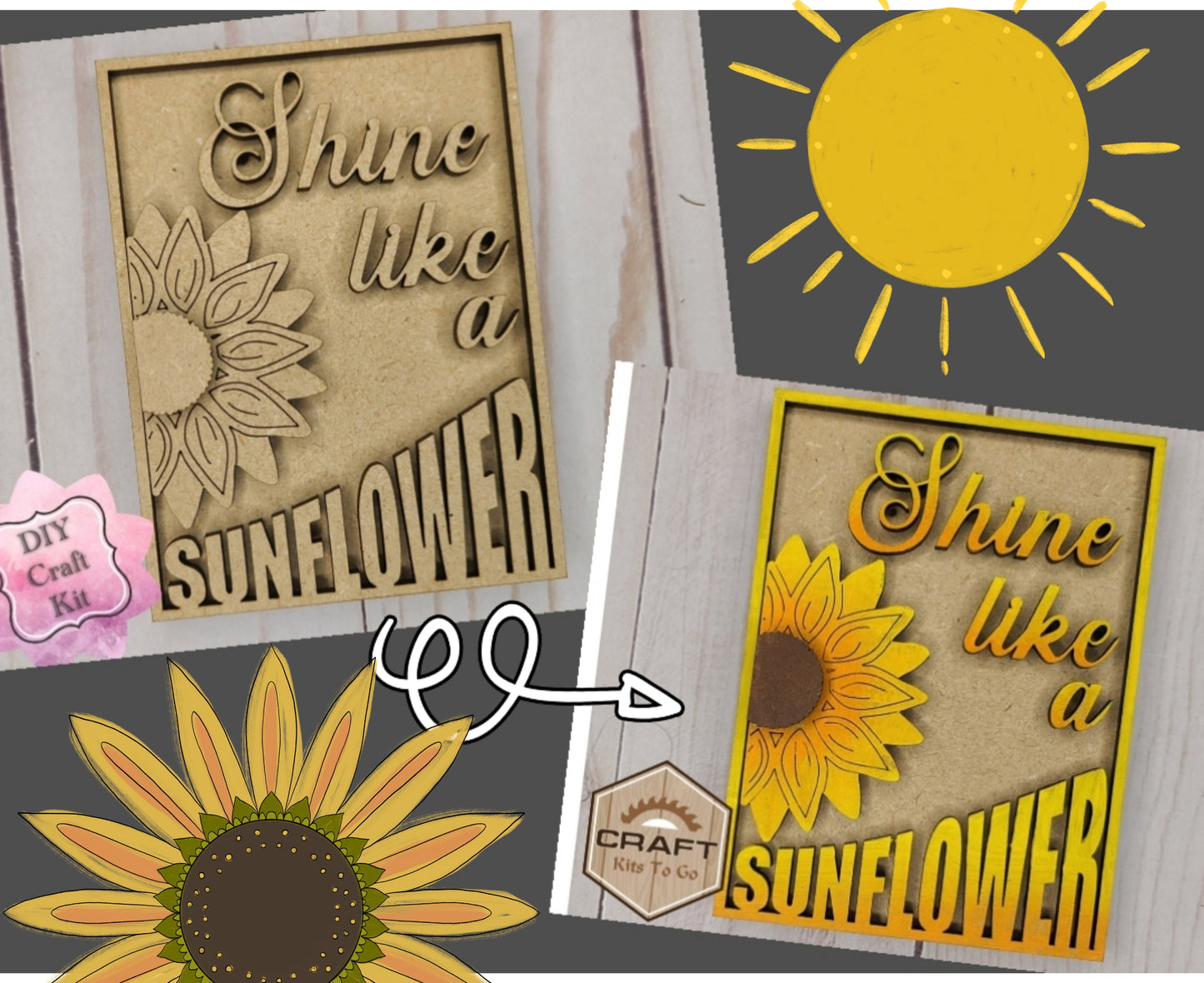 Shine like a Sunflower | #2584
