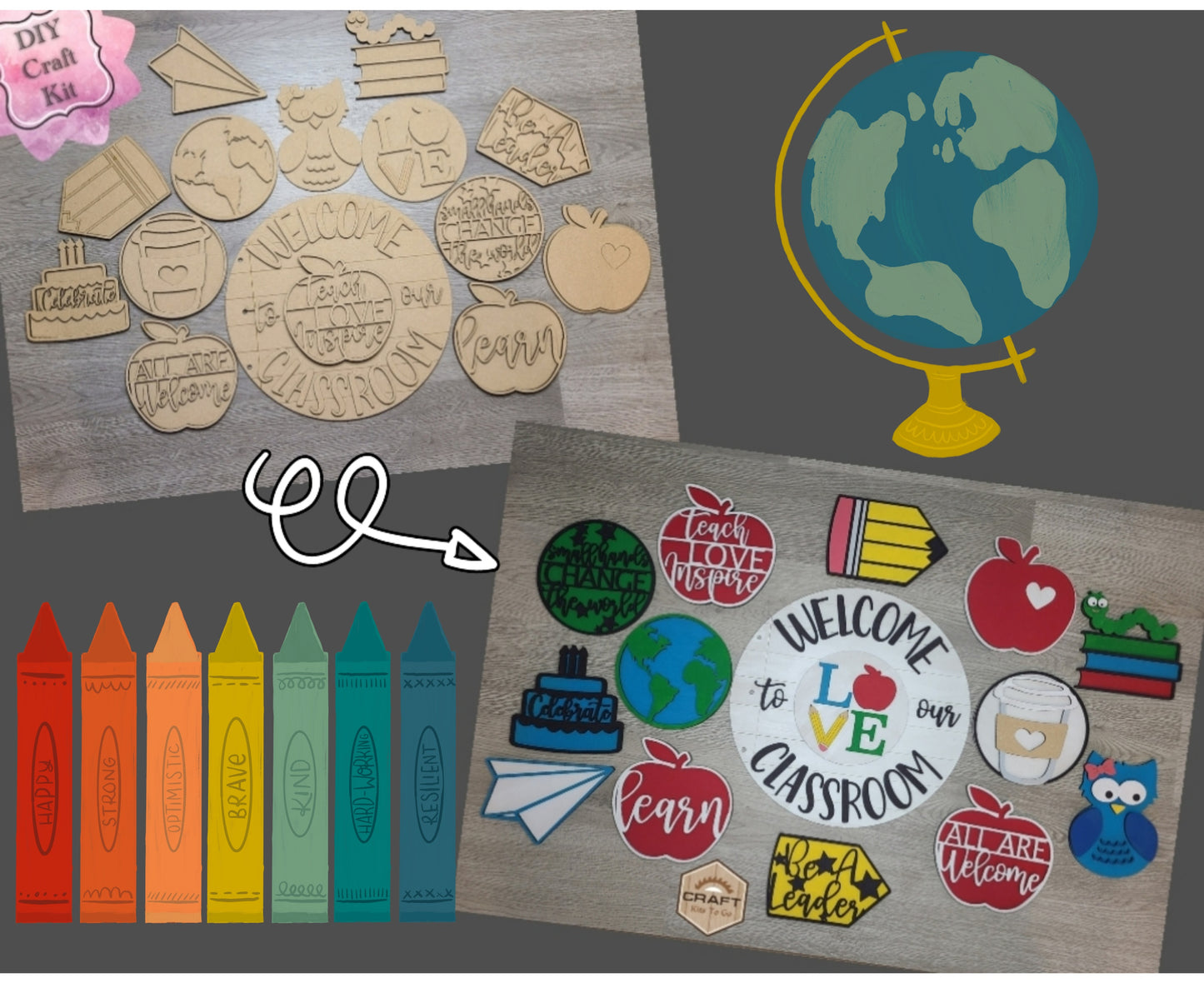 Welcome to our Classroom Interchangeable Round *BASE KIT* #2983