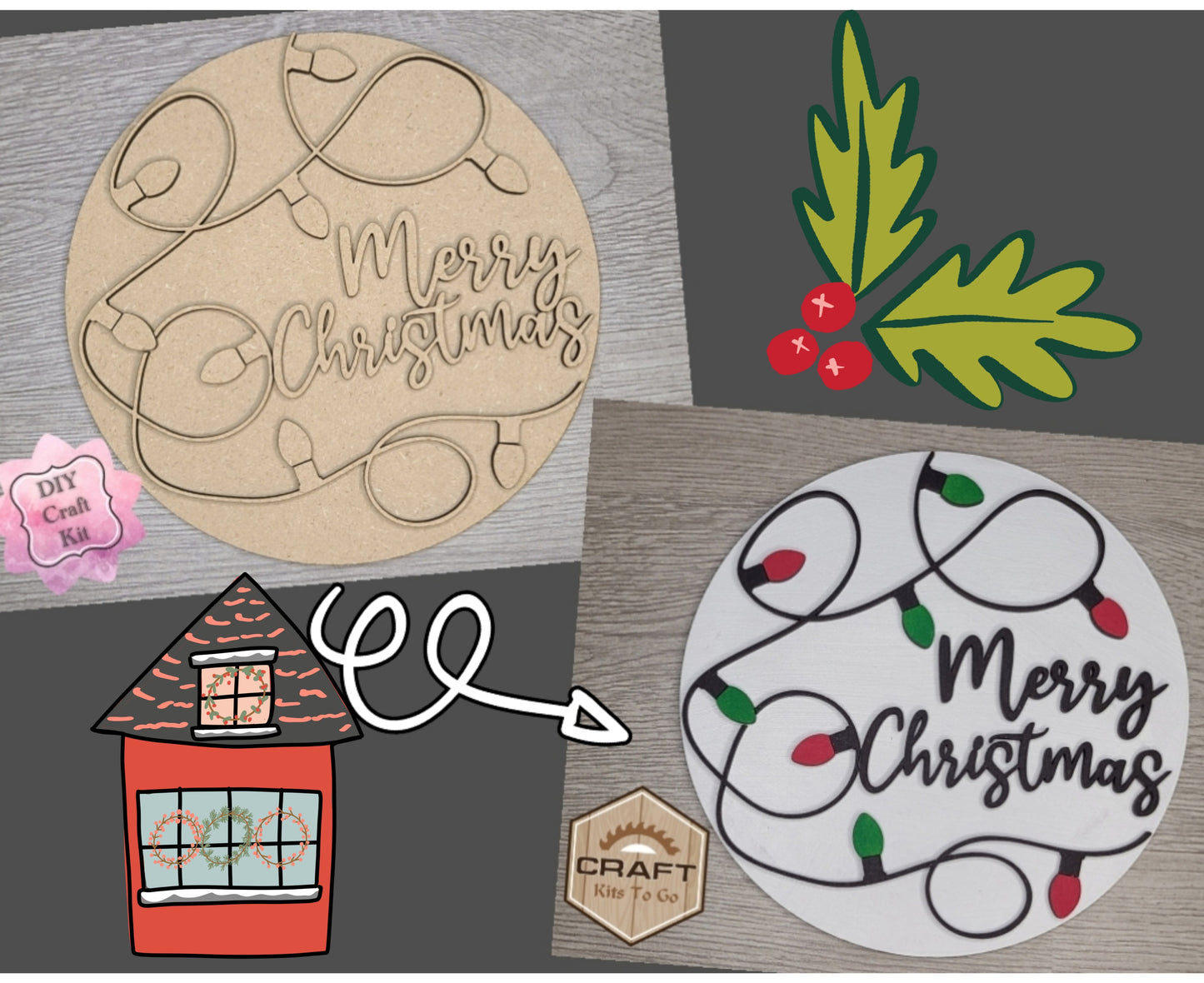 Merry Christmas Sign | #3080