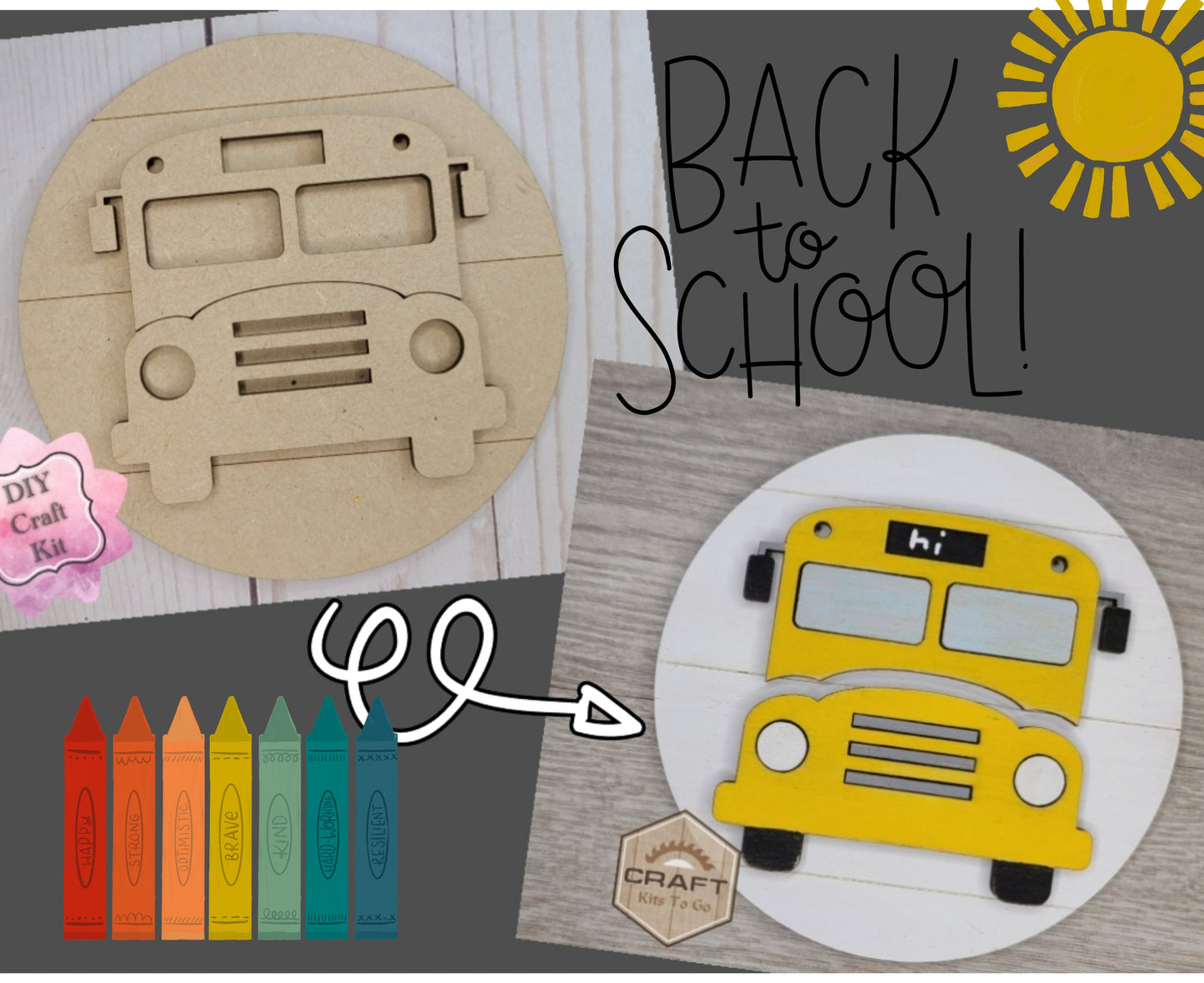 School Bus Sign | #2306