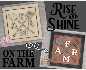 Farmhouse Sign | Ranch Decor | Farm House | Farm Crafts | DIY Craft Kits | Paint Party Supplies | #2899