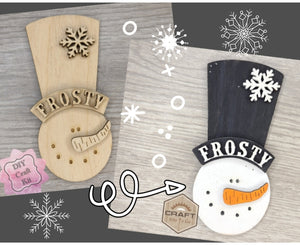Frosty | Snowman | Winter Decor | Winter Crafts | DIY Craft Kits | Paint Party Supplies | #3347