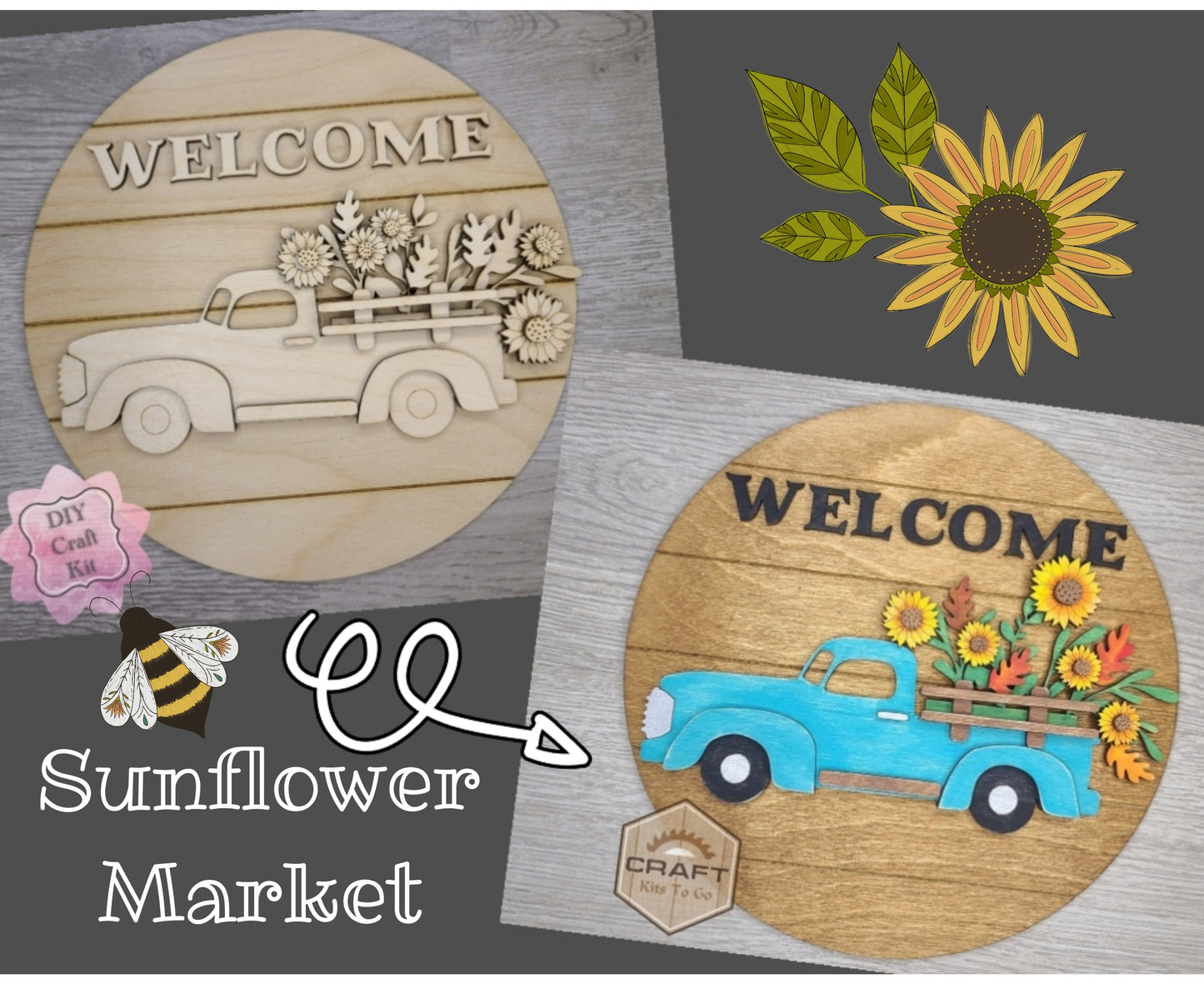 Sunflower Truck | #3396