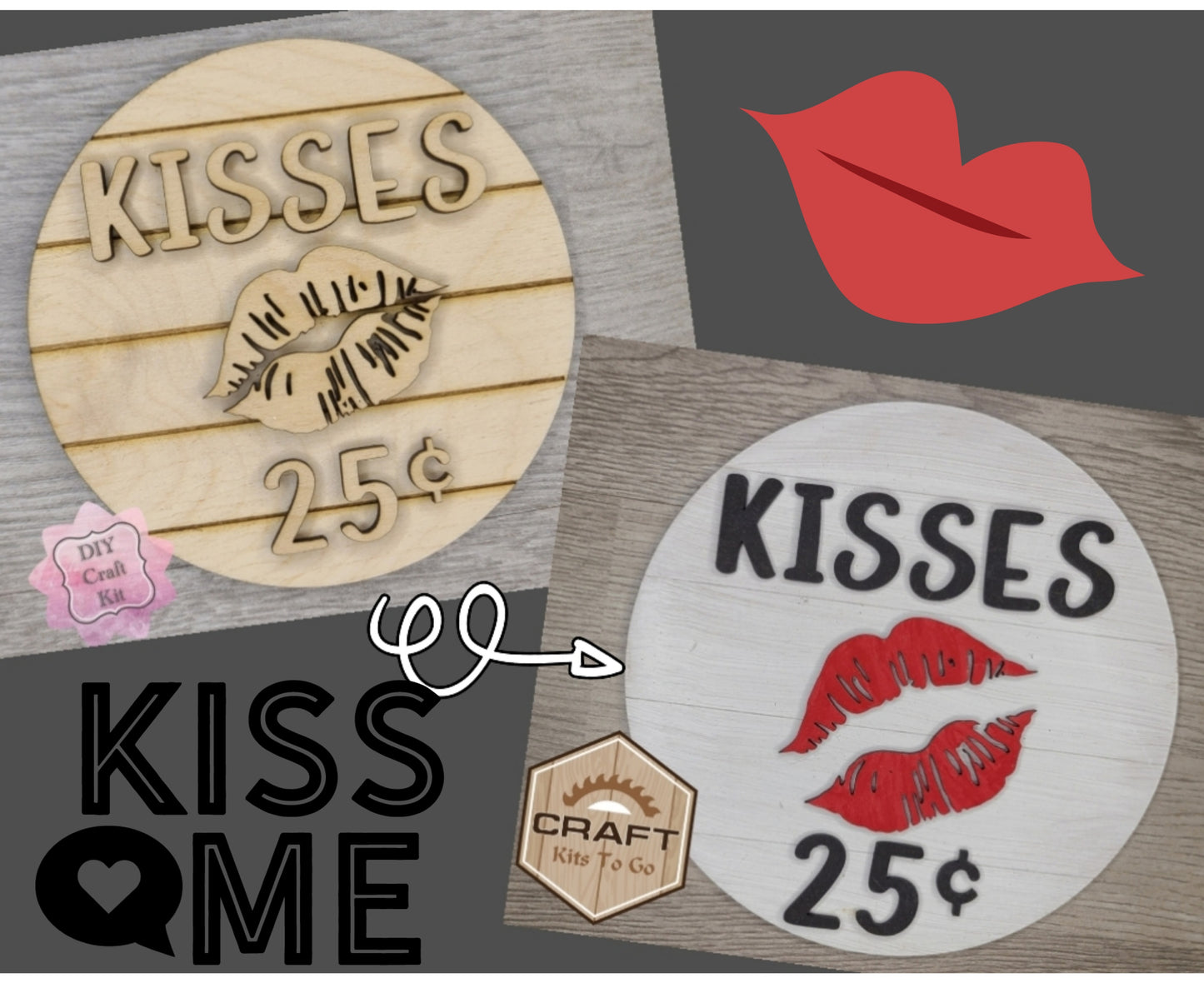 Kisses 25 cent | #2488
